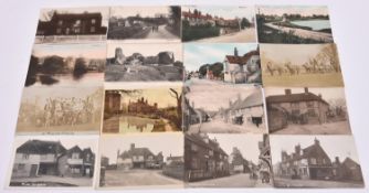 45x Postcards of East Sussex villages. Including; Chailey, Newick, Piltdown, Plumpton, Pevensey,