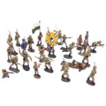 27 German Elastolin, Lineol and other Third Reich period military figures, GC (one or two slightly