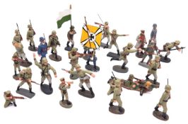 27 German Elastolin, Lineol and other Third Reich period military figures, GC (one or two slightly