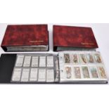 Approx 30 cigarette card sets of complete or substantial runs and very well presented in 3x