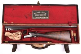 * A DB 16 bore top lever hammerless boxlock ejector shotgun, by William Evans, 63 Pall Mall,