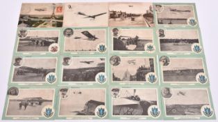 23x postcards of Aircraft and Aviation. Including 20x series of Circuit Europeen from 1911. Together