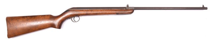 A .177" BSA Cadet Major air rifle, number CA36468 (1949-55). GWO & generally GC (metal parts lightly