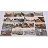 20x LBSCR and Southern Railway related postcards. Including; Tarring Crossing, Horeham Road Station,