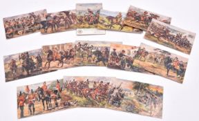 14 early 20th century Tucks Military postcards, by Harry Payne, mostly battle scenes. GC £100-150