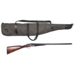 * A DB 12 bore x 2½" "Challenger No 3" side by side top lever hammerless boxlock ejector shotgun, by