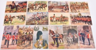 32x postcards with military themes, mainly published by Raphael Tuck & Sons. Most artwork by Harry
