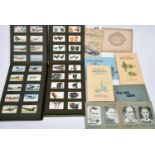 30+ cigarette card sets of complete or substantial runs 7x presented in specific comtemporary albums
