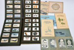 30+ cigarette card sets of complete or substantial runs 7x presented in specific comtemporary albums