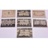7x Postcards of Brighton & Hove Albion Football Club players. English Cup Team 1905-06, 1907-08,