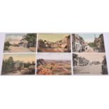 6x postcards of Crowborough, East Sussex. Including; South View, High Street, Warren Mill, Blue