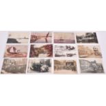 13x Railway and Transport related postcards. Including 5x Great Eastern Railway published postcards;