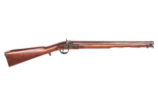 A good .66" private purchase Royal Midlothian Yeomanry percussion carbine, by Bryce of Edinburgh,