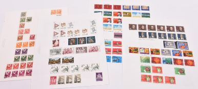 A large quantity of postage stamps for sorting. Contained within 7x slip boxes. Including;