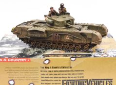 King & Country Churchill Tank Set. (DD051). Complete. Boxed with packing. Contents VGC-Mint £130-160