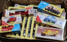 5 Corgi Classic 1/50. Including (97335) Scammell Scarab Eskimo Foods, (97371) Bedford O series