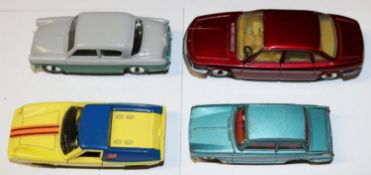 4 Dinky Toys. Including; (168) Singer Gazelle. Lotus Europa. (134) Triumph Vitesse. NSU Ro80. QGC-