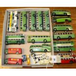 A quantity of Various Makes. 2x Dublo Dinky AEC Mercury Shell BP Tankers. Matchbox Tractor, Euclid