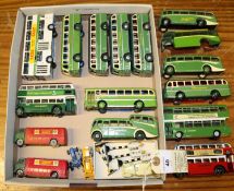 A quantity of Various Makes. 2x Dublo Dinky AEC Mercury Shell BP Tankers. Matchbox Tractor, Euclid