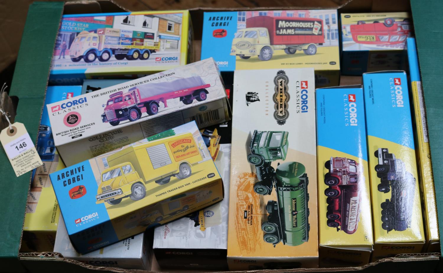 9 Corgi Classic 1/50 & 3 x Archive Corgi. Including; (29101) Guy Invincible Blue Circle Cement, (