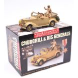 King & Country Churchill & His Generals. Humber Staff Car set, EA031(SL), finished in desert sand