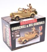 King & Country Churchill & His Generals. Humber Staff Car set, EA031(SL), finished in desert sand