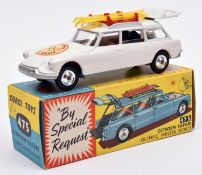 Corgi Toys Citroen Safari 'Olympic Winter Sports' (475). In white with '1964 Olympics Winter Sports'