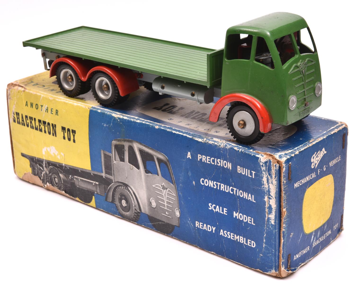A Shackleton Foden FG. An example in green with red wheel arches. Boxed, some wear/minor damage to - Image 2 of 4