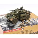 King & Country Staghound Armoured Car DD060. Boxed, complete with packing. Contents VGC-Mint £100-