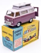 Corgi Toys Ford Thames 'Airborne' Caravan (420). Example in two tone lilac with light brown