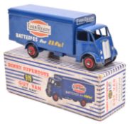 Dinky Supertoys Guy van Ever Ready (918). In mid blue livery with red metal wheels and black