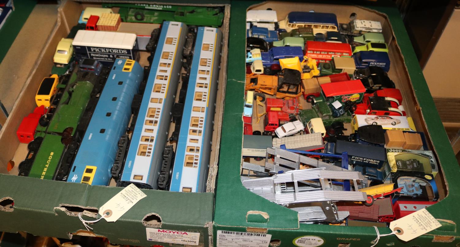 Quantity of various makes. Including a Corgi Toys Carrimore Car Transporter, boxed, some wear/