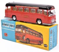 Corgi Major Toys Midland Red Motorway Express Coach (1120). In red with black roof, with light