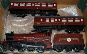 Lionel Gauge One Harry Potter Hogwarts Railway 4-6-0 tender locomotive. A Hall Class loco,