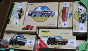 13 Corgi Classics 1/50. Including; (97388) Atkinson 8 wheel rigid with trailer Tennant, (97840)