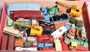 35+ Dinky Toys. Including; Pullmore Car Transporter. BR Horse Box. Simca Cargo Truck. Commer