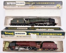 2 Wrenn/Tri-ang Wrenn modified Coronation class 4-6-2 tender locomotives. One presented as RN