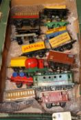 19 Hornby O gauge items. Including; a French Hornby SNCF 0-8-0 electric pantograph locomotive, BB-