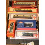 A quantity of 'OO' gauge railway. Including Bachmann class 3F Jinty O-6-OT locomotive, RN 23 (32-