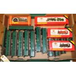 16x OO gauge items by Hornby and Tri-ang, etc. Including 4x boxed locomotives; A BR Class 2, 2-6-0