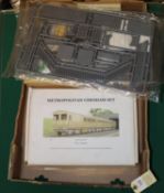 5x O gauge 7mm brass etc kits/kitbuilt items of rolling stock. Including; A boxed and unmade