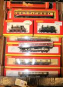 Quantity of Hornby Railways OO. 2x Terrier 0-6-0T tank locomotives- LBSCR example 'Brighton' (R.