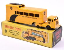 Budgie Toys Seddon AA Jumbo Mobile traffic Control Unit 'JUMBO' (218). In bright yellow and black
