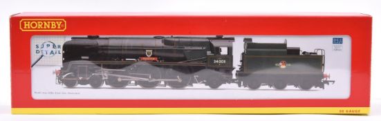 Hornby Hobbies BR Rebuilt West Country Class 'Padstow' (R.2708). RN34008. In lined Brunswick Green
