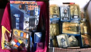 36x Doctor Who figures issued as a partwork collection by Eaglemoss. Including; Daleks, Ood Sigma,