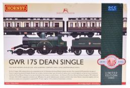 Hornby Railways GWR 175 Dean Single (R.2956). Comprising 4-2-2 tender locomotive RN3012 in lined