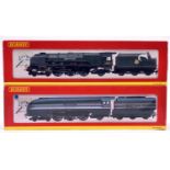 2 Hornby Railways Tender Locomotives. LMS 4-6-2 Coronation Class , Princess Alice, RN6223 in blue