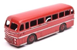 Dinky Toys Leyland Royal Tiger Coach (29H). An example in red with maroon wheels, unlisted in