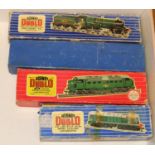 4 Hornby Dublo 2-rail/3-rail Locomotives. A 2-rail BR C0-Co diesel electric locomotive (2232), in