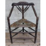 An early 20th century turners type chair, height 84cm.